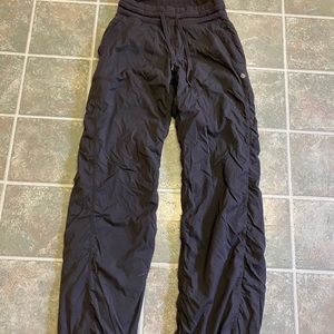 Lined dance studio pants